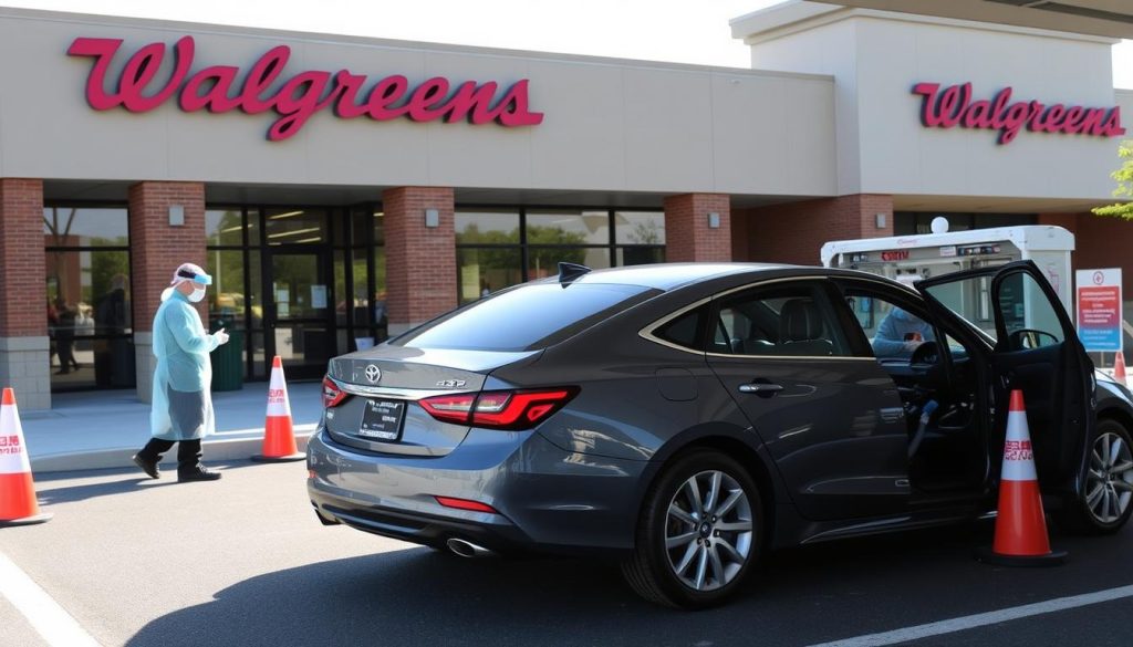 Walgreens Drive-Thru COVID-19 Testing Process