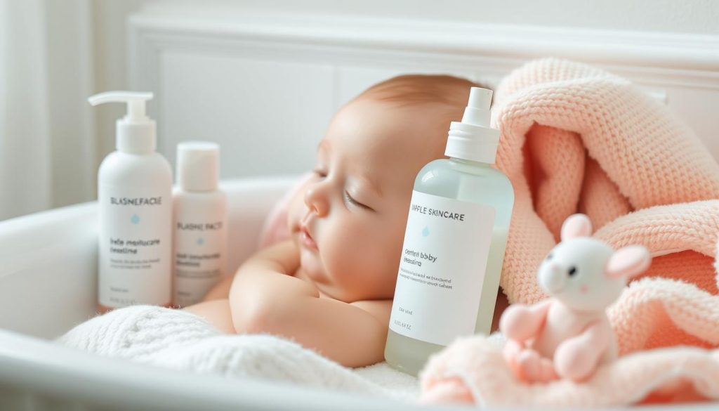 preventing baby acne with gentle infant skin care