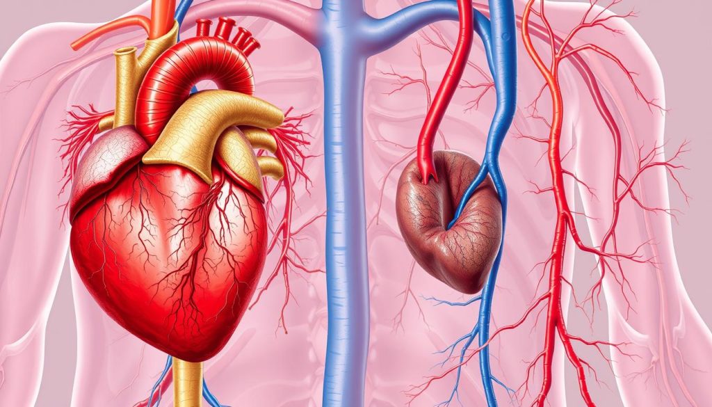 Cardiovascular system anatomy