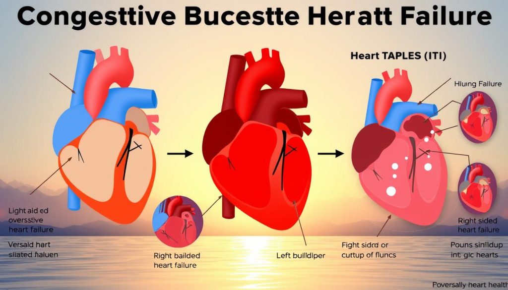 Congestive heart failure types