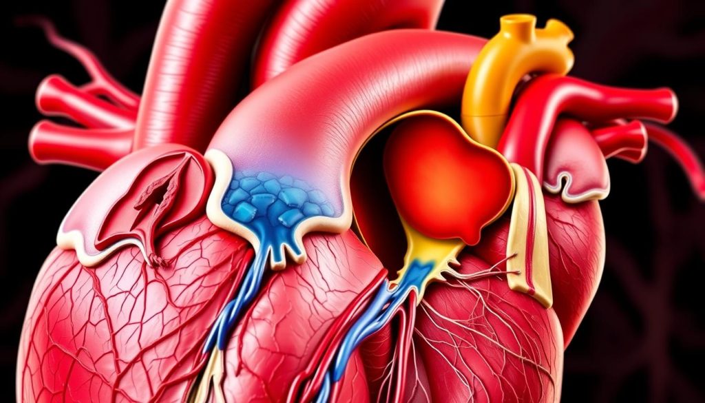 Heart valve problems illustration