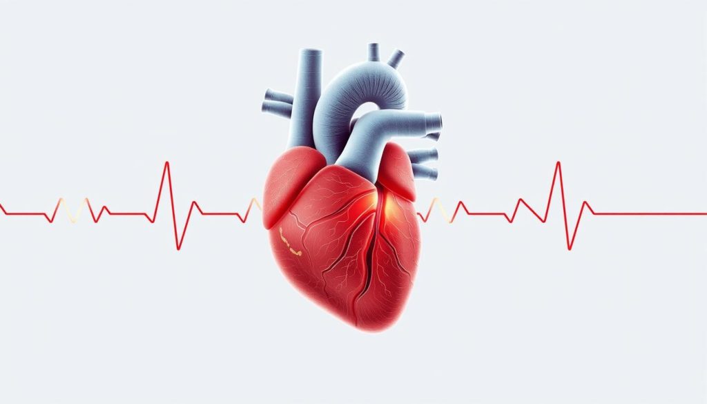 Irregular heartbeat diagram