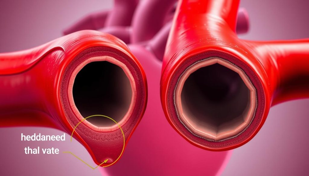 Untreated high blood pressure effects on blood vessels