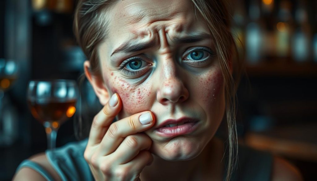 alcohol allergy symptoms