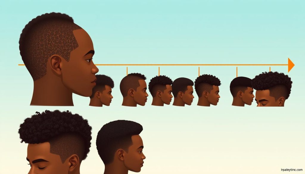 African hair transplant recovery timeline