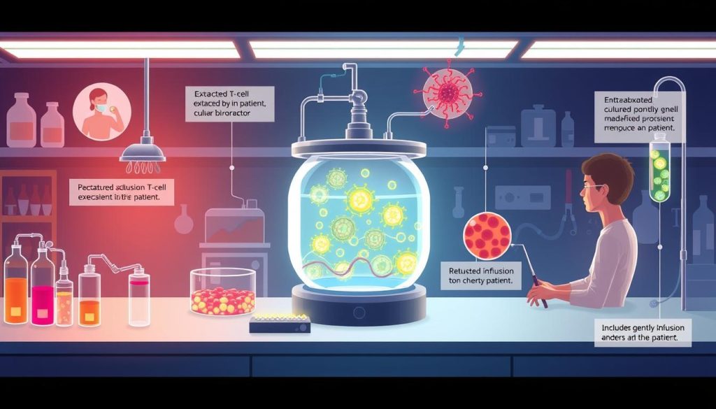 CAR T-cell therapy process