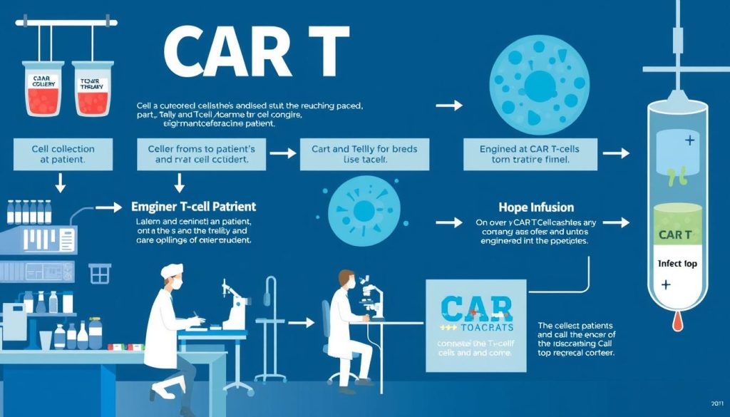 CAR T-cell therapy process