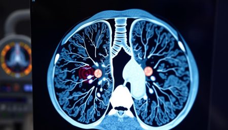 CT scan for lung cancer diagnosis