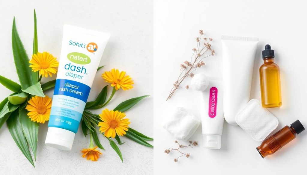 Comparison of adult diaper rash cream and regular rash cream