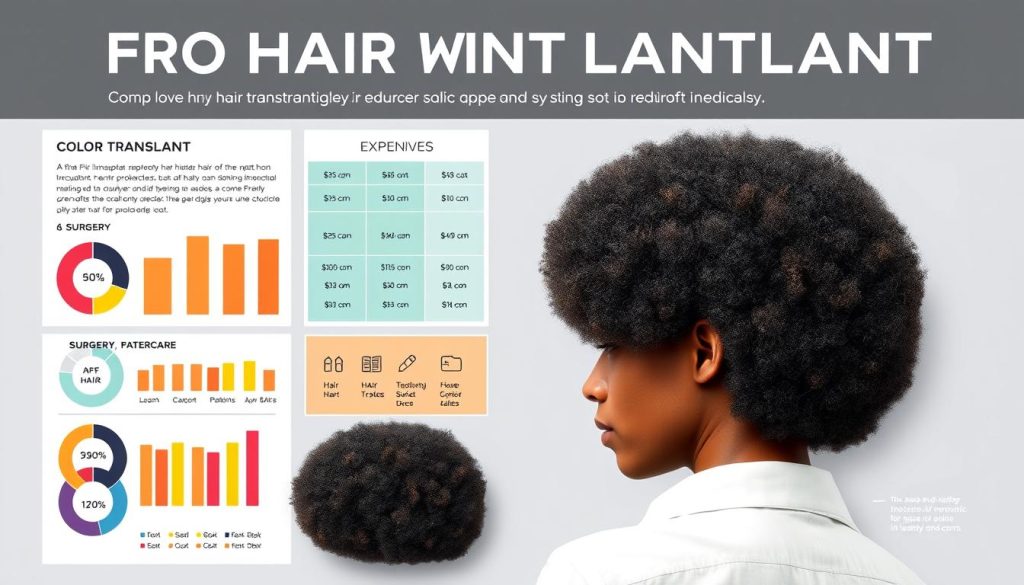 Cost analysis for afro hair transplant