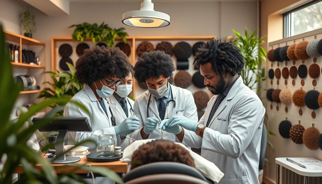 Customized afro hair transplant techniques