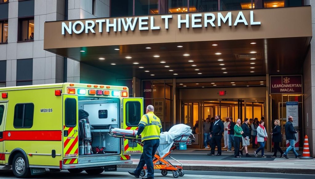 Emergency services at Chicago hospital