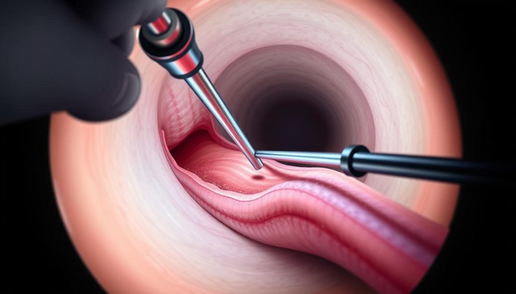 Endoscopic mucosal resection procedure