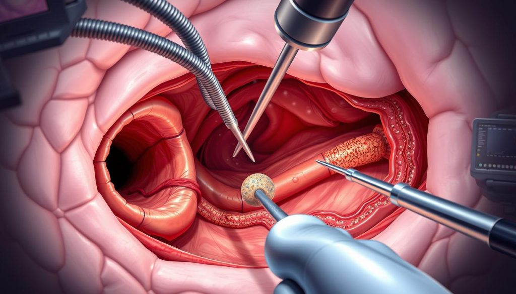 Endoscopic mucosal resection procedure