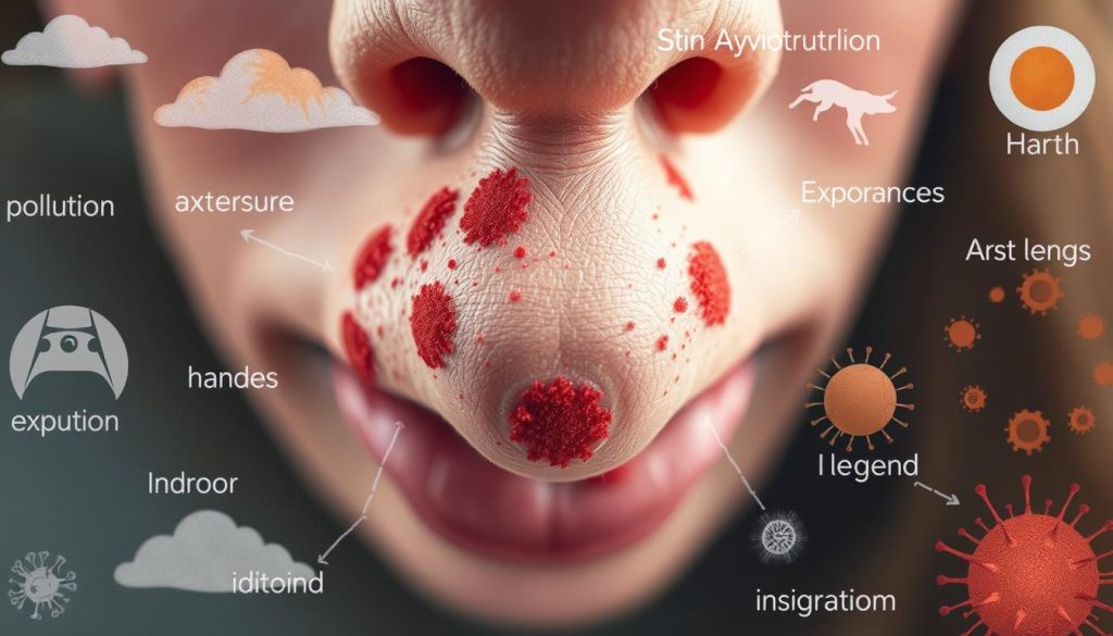 Environmental Factors Impacting Nasal Skin