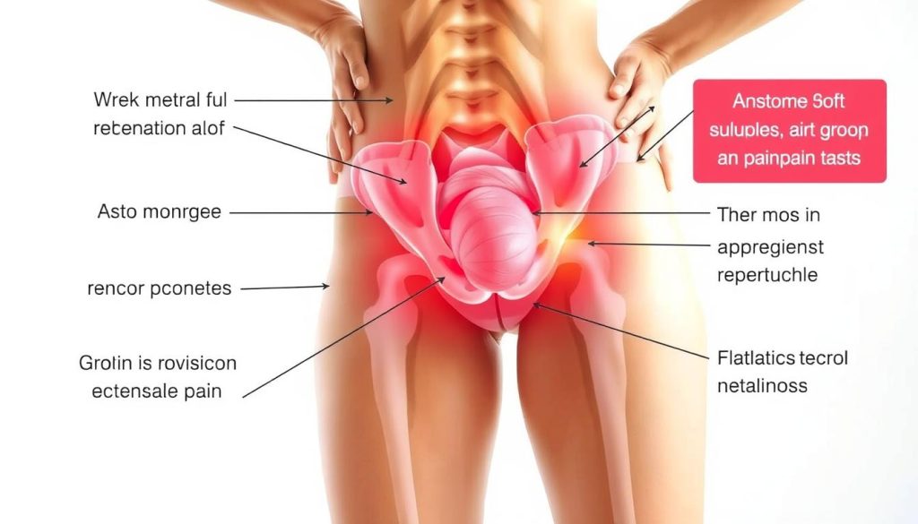 Exploring causes of female groin discomfort