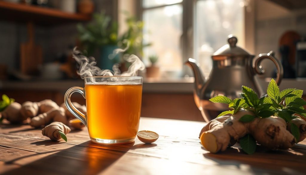 Ginger tea for GERD relief