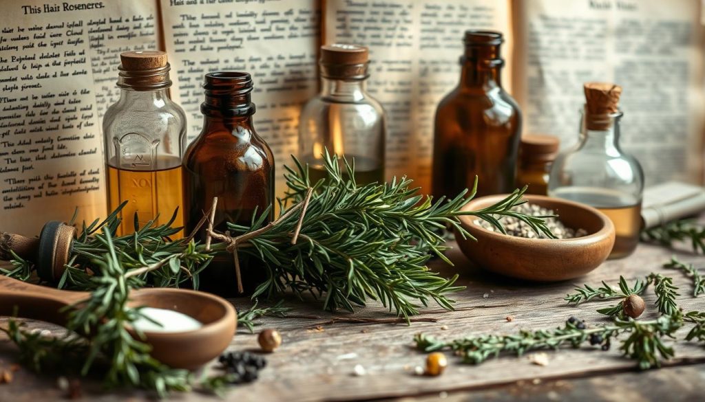 Historical uses of rosemary in hair care