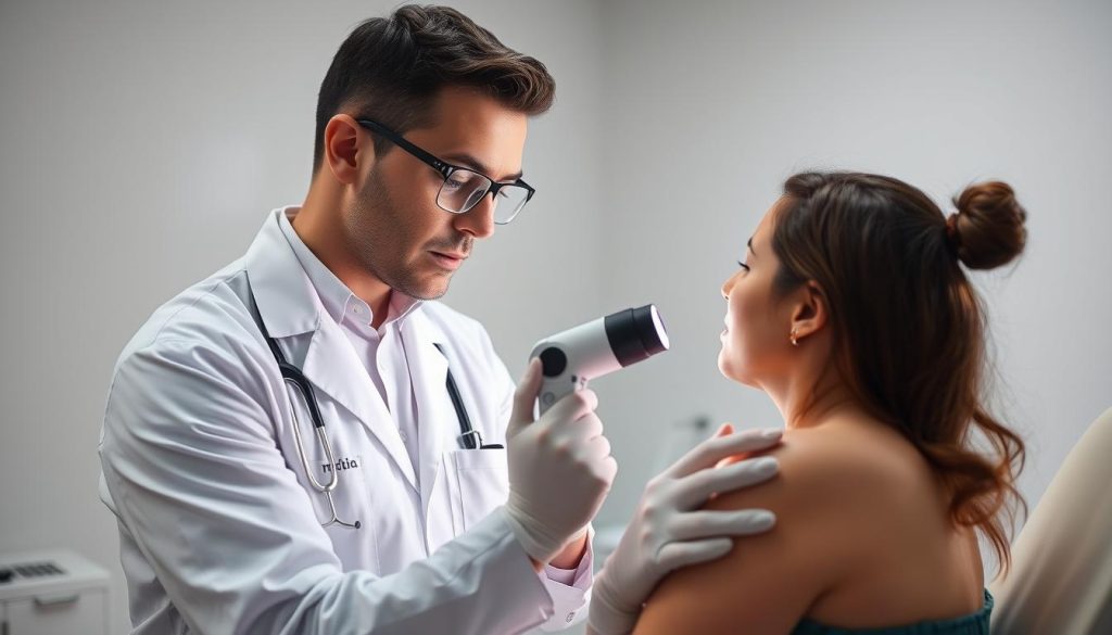 Melanoma cancer physical examination