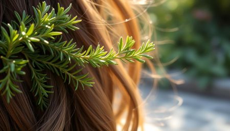 Rosemary sprigs symbolizing natural hair growth benefits