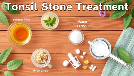 Tonsil stone treatment methods