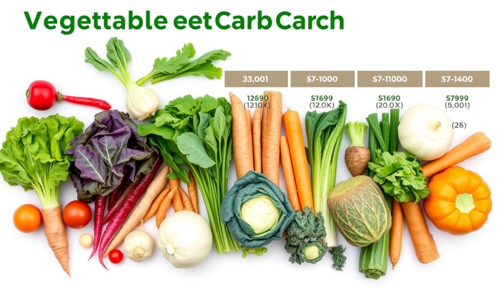 Vegetable Carb Chart