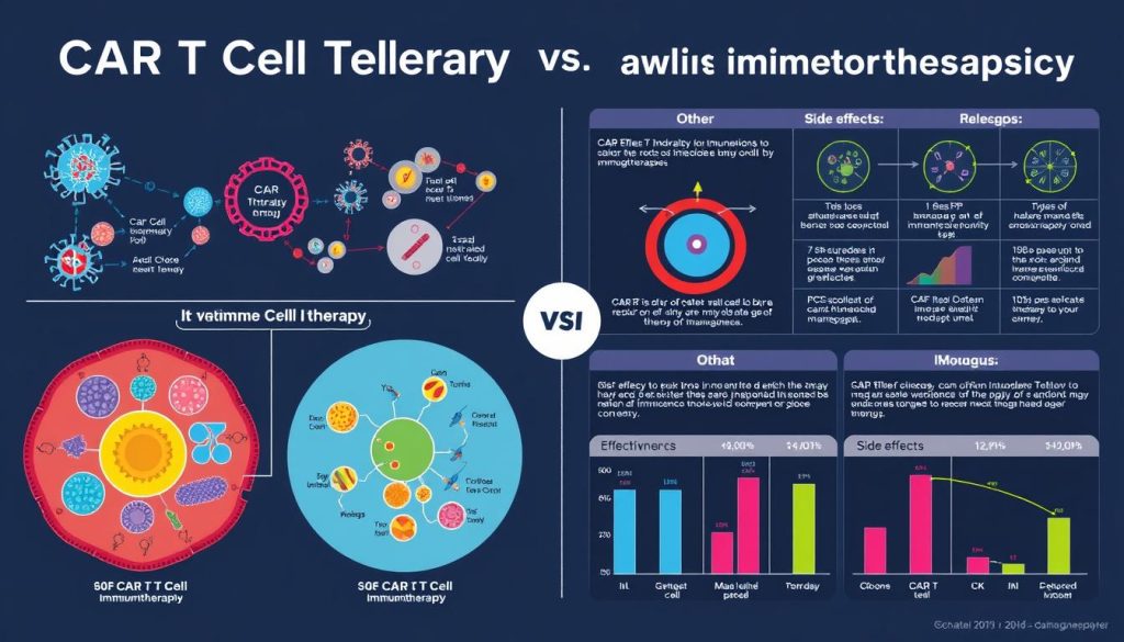 immunotherapy comparison infographic