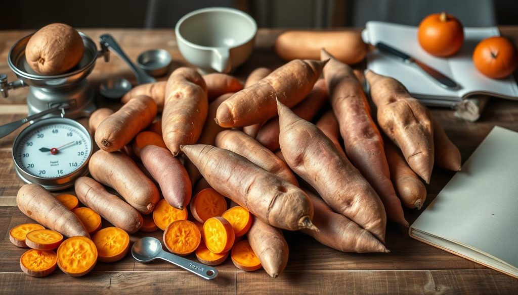 managing weight sweet potato