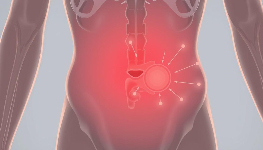 navel pain symptoms