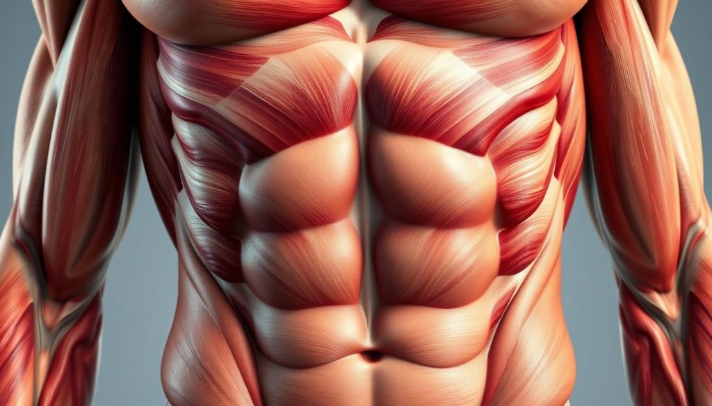 six pack anatomy