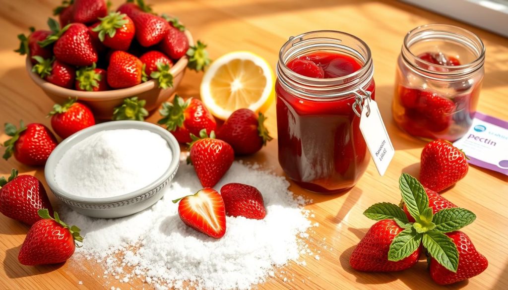 strawberry jam ingredients