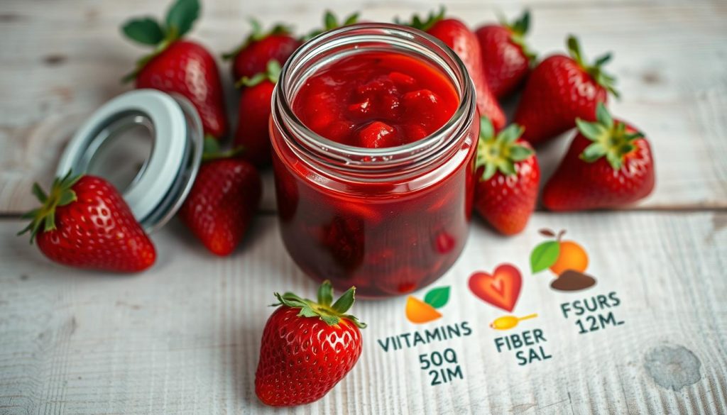 strawberry jam nutritional information