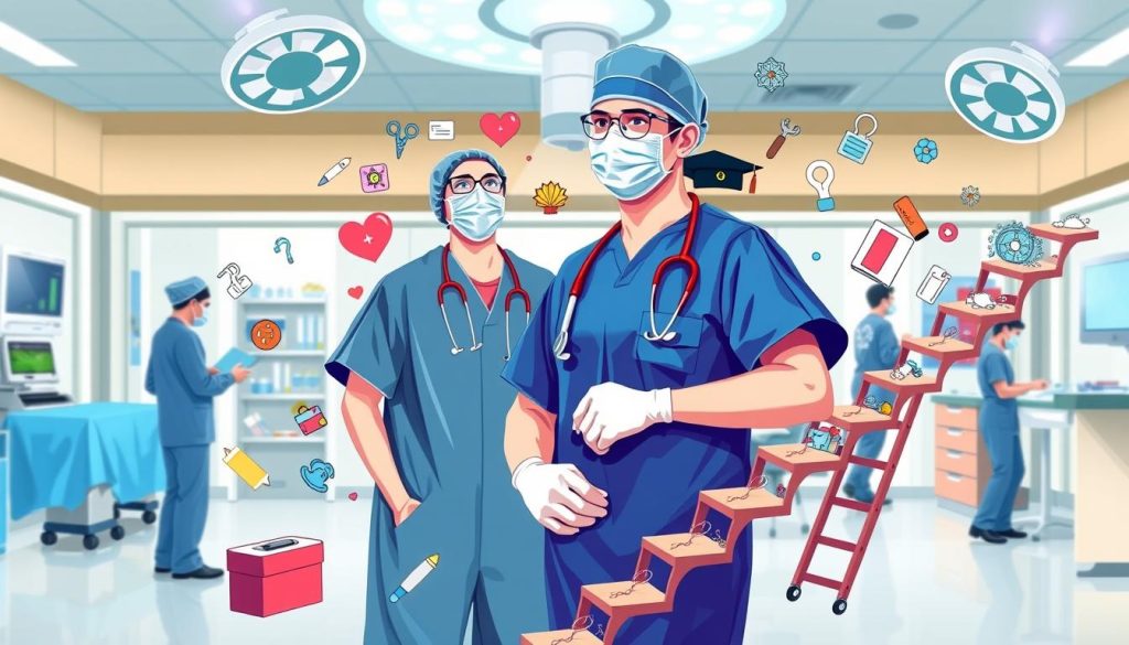 Career advancement for surgical technologists