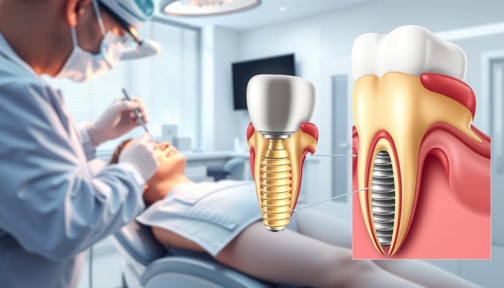 Dental implant surgery process