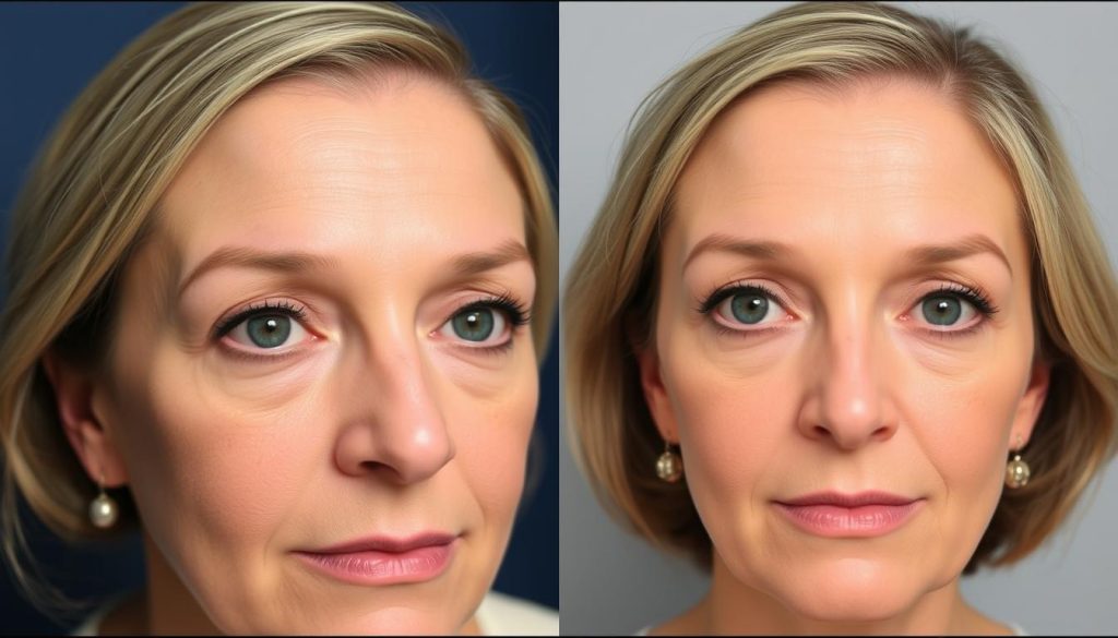 Eye lift surgery before and after