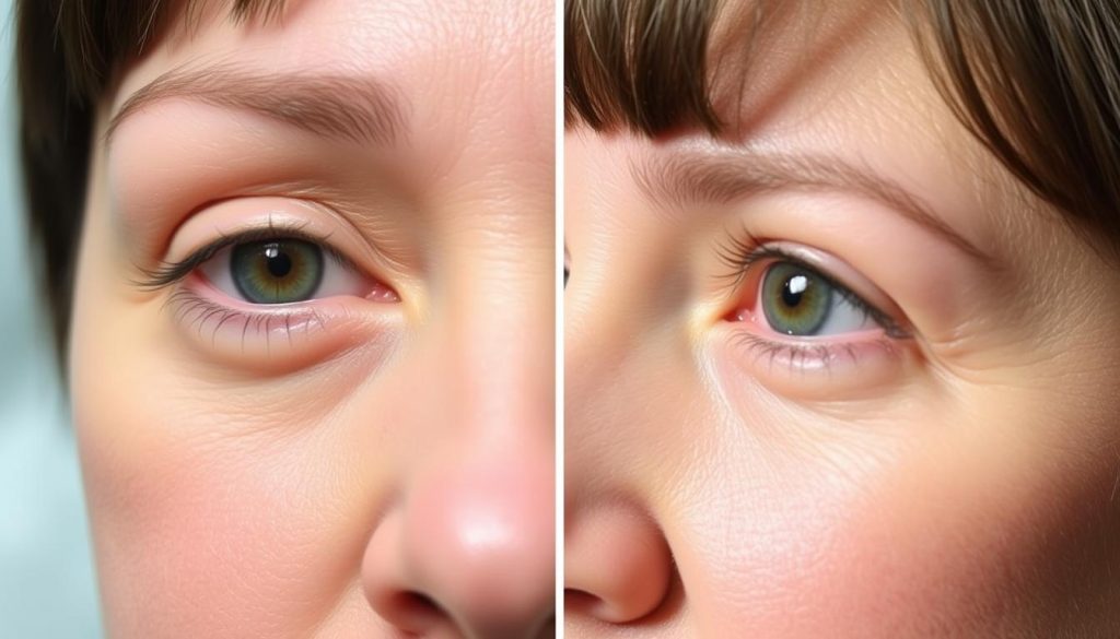 Eyelid surgery before and after