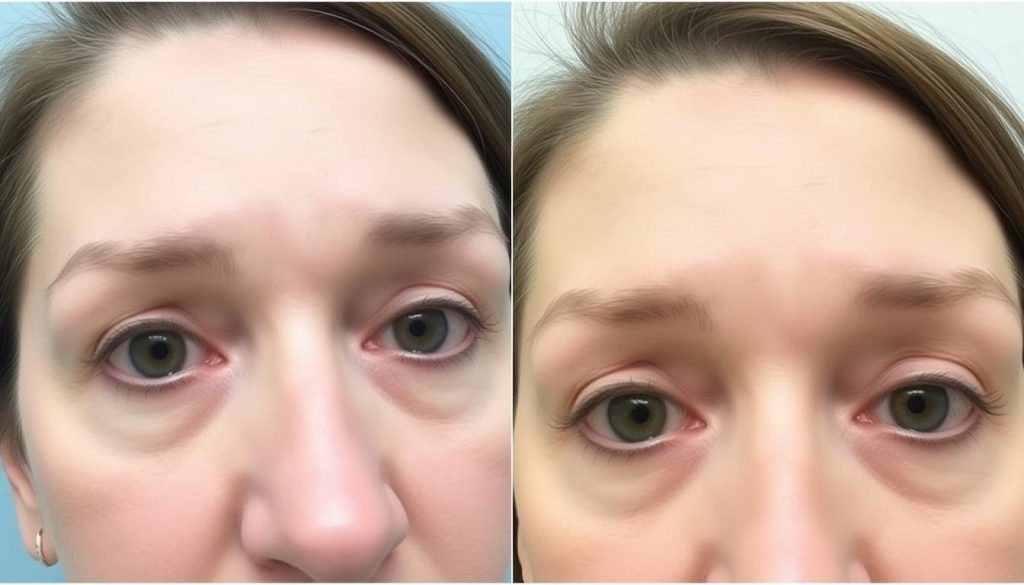 Eyelid surgery before and after