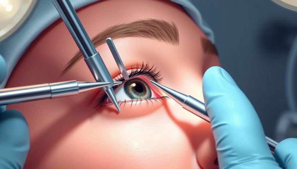 Eyelid surgery blepharoplasty techniques