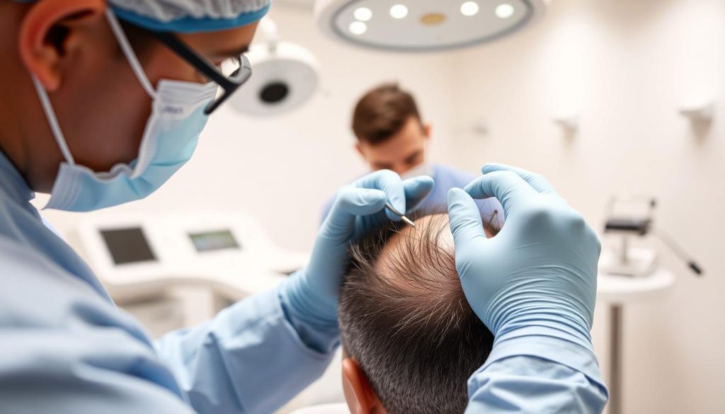 FUE hair transplant Newcastle process