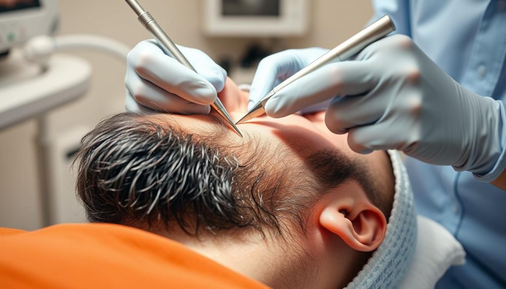 FUE hair transplant beard procedure