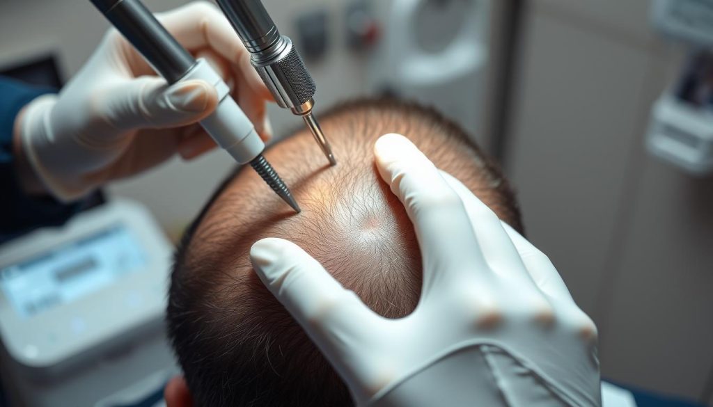 FUE hair transplant procedure