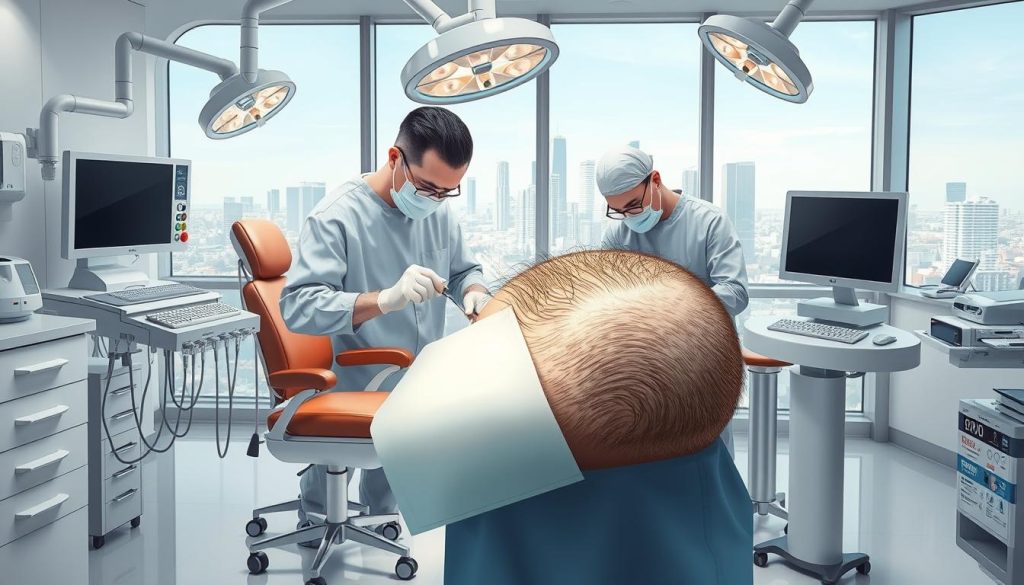 FUE hair transplant procedure in Turkey