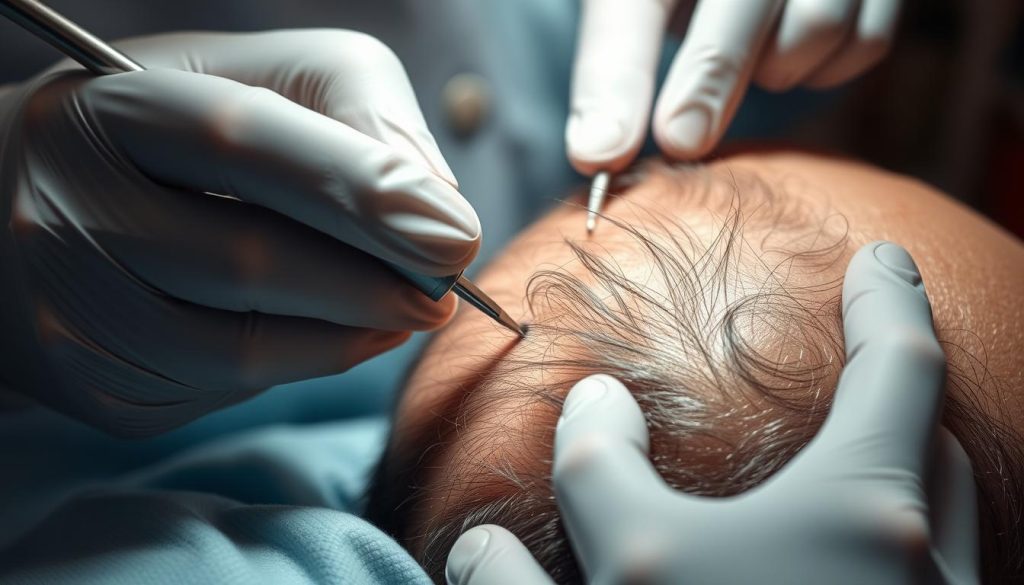 FUE hair transplant technique