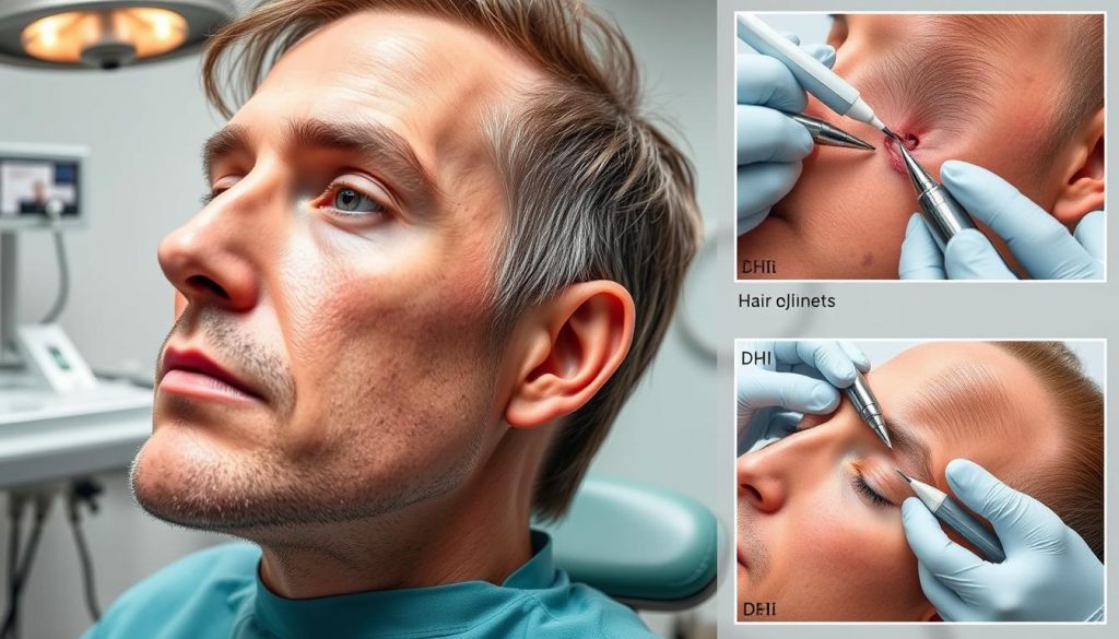 Facial hair transplant procedures