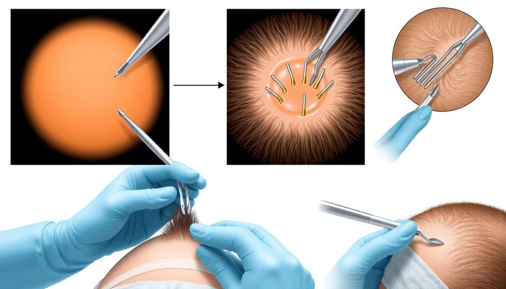 Follicular unit extraction process