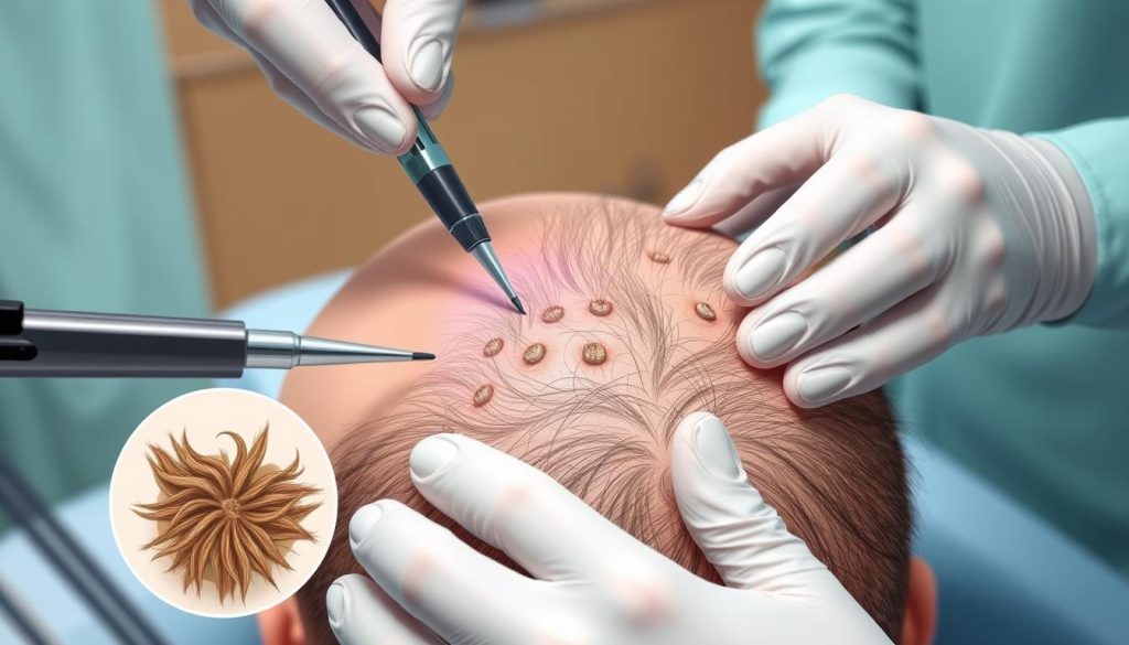 Follicular unit transplantation procedure