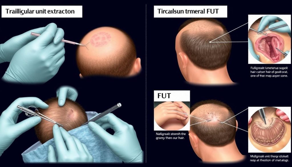 Hair restoration surgery techniques