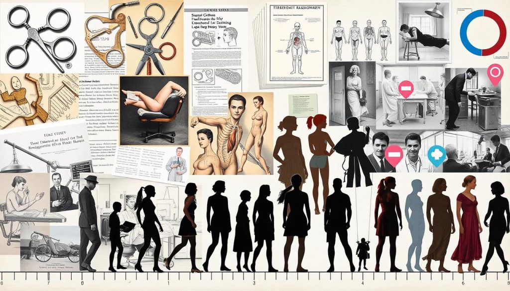 Historical evolution of gender reassignment surgeries