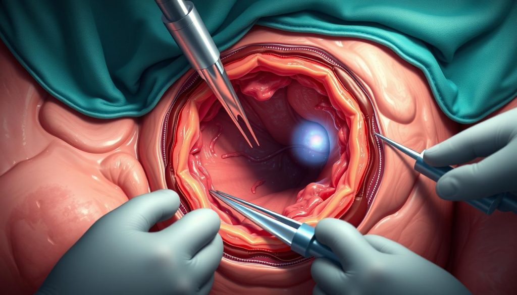 Hydrocele surgery incision