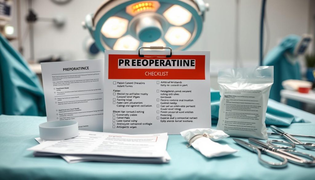 Preoperative preparation checklist